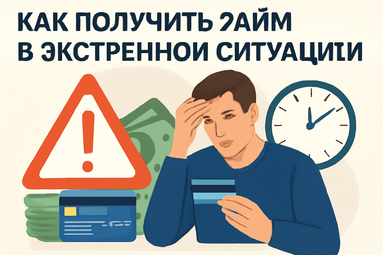 Как получить займ в экстренной ситуации