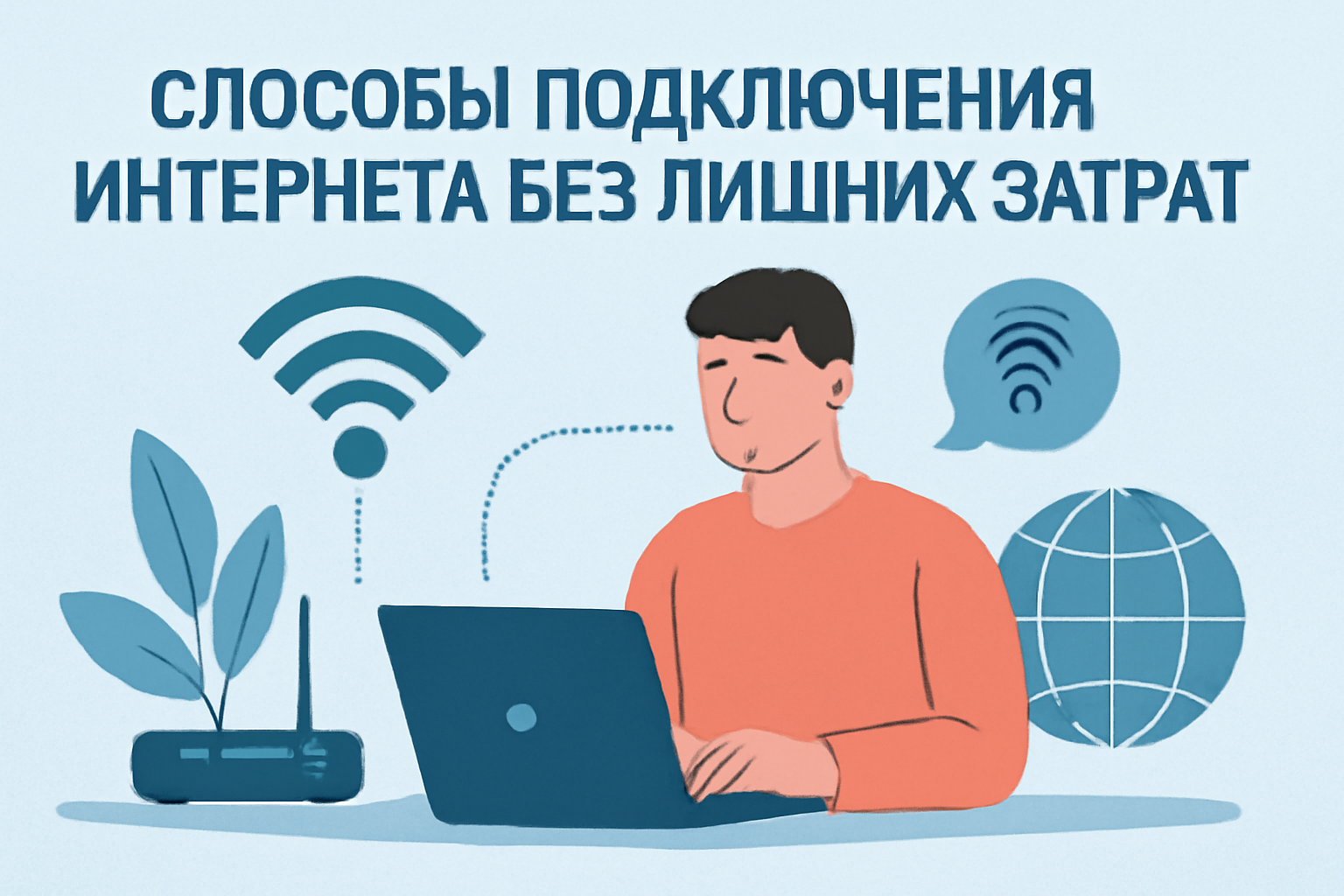 Способы подключения интернета без лишних затрат